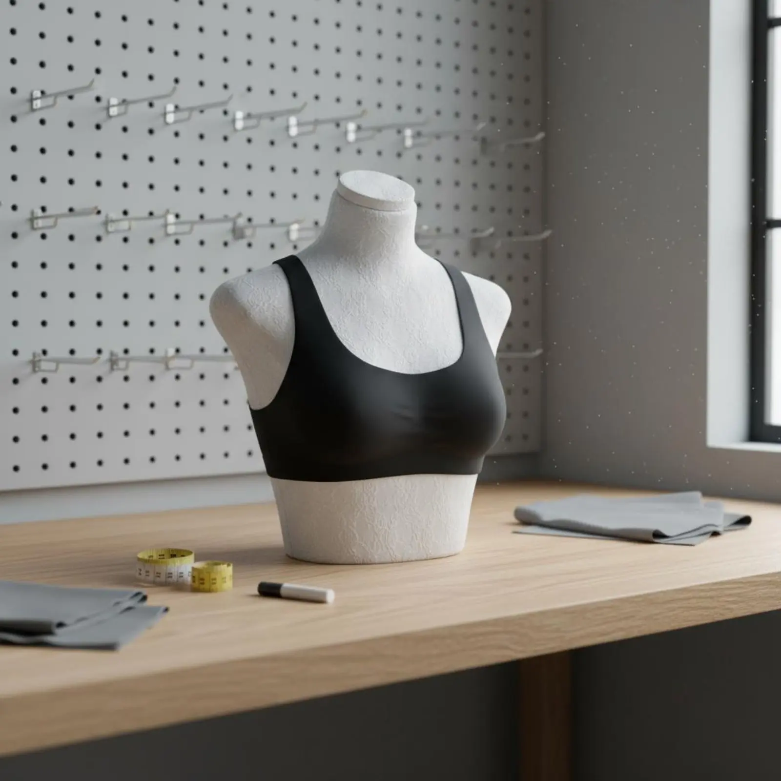 

Underwear Display Display Model Long-Lasting Foam Construction Partial Figure Mannequin Pinnable Figure Form Strong Load-Bearing