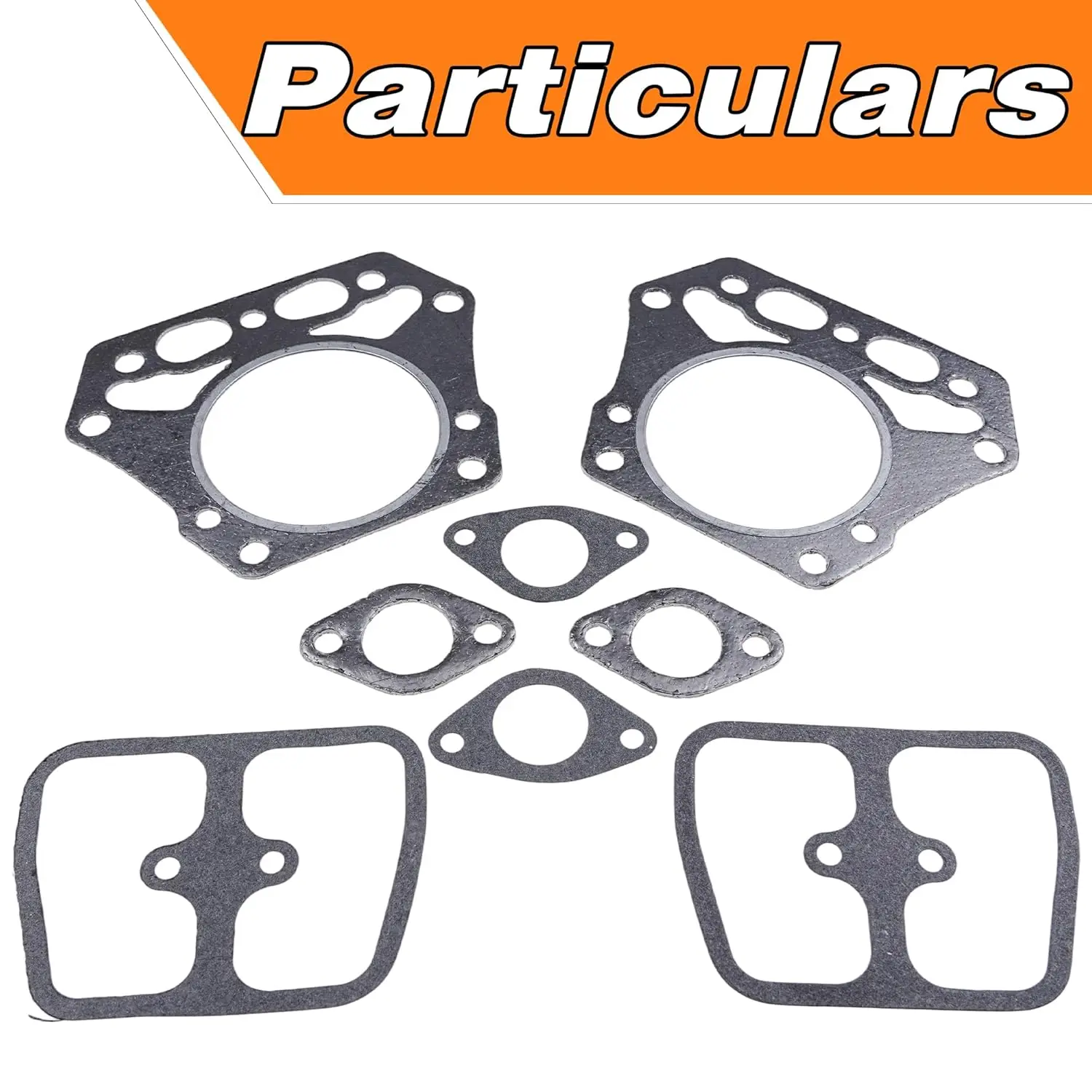 11004-7006 Head Gasket Kit Compatible with Kawasaki FH661V Engine Head/Manifold/Rocker Cover/Muffler Gasket Replace# 11004-7006 6