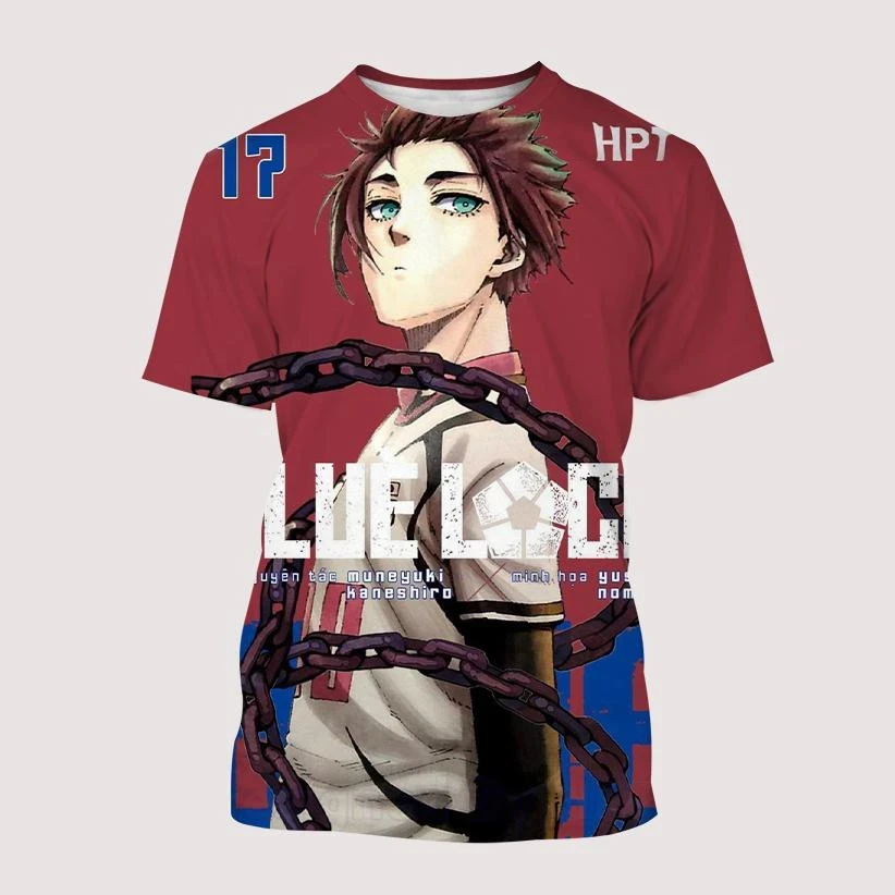 Hot Sale Anime Blue Lock 3D Printed Men/Women Children Jersey Fashion Harajuku Style Football T-shirt Oversized Short Sleeve Top