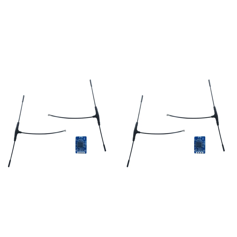 

【Must-Haves】2X 915Mhz 868Mhz ELRS RX Diversity Receiver Dual Core RX TCXO Dual Antenna For FPV Long Rang Racing Drone C