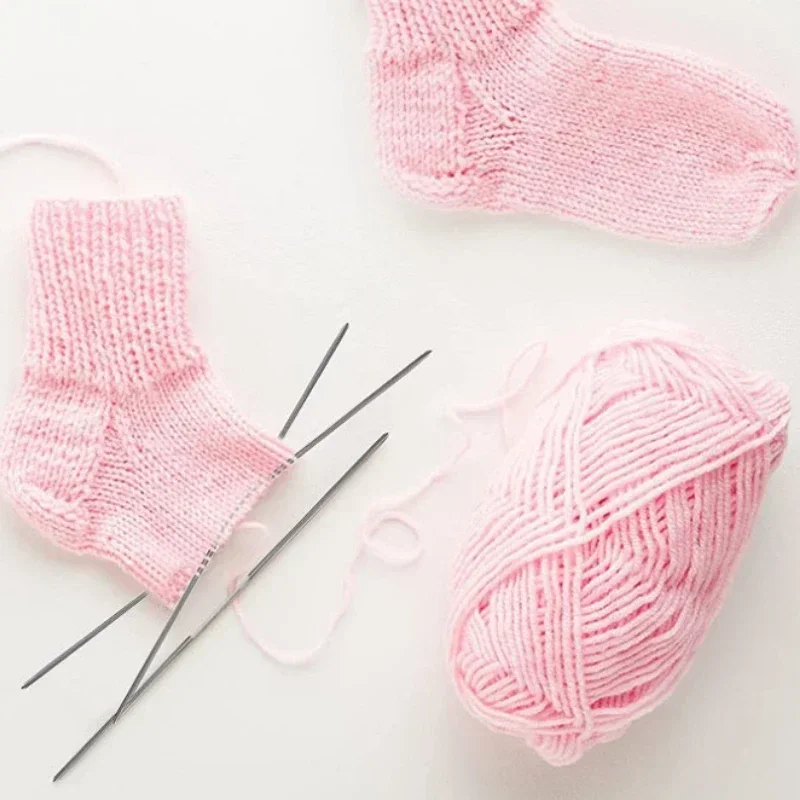 Circular Knit Needles 3pcs Knitting Metal Cable Circular Knitting Needles Set Knitting For Babies Sleeves Socks Accessories