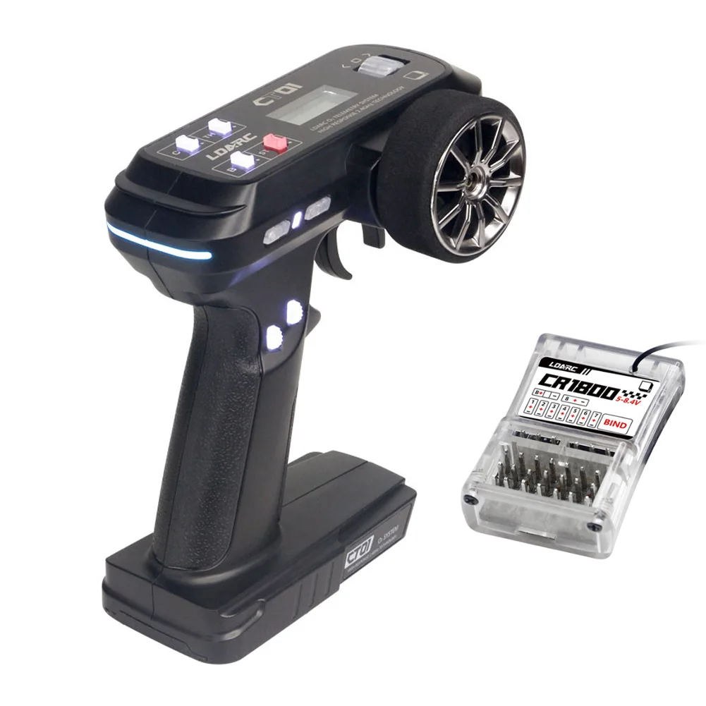 

LDARC CT01 2.4GHz 8-Channel Professional Remote Controller English and Chinese LCD Display for RC Model Car Boat