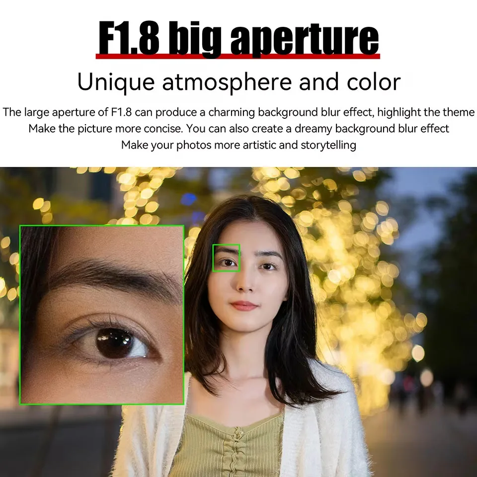 7artisans AF 50mm F1.8 STM Humanities Fixed Focus Lens Large Aperture Full Frame Camera Lens for Nikon Z50 Sony A7III A6400