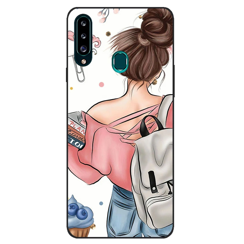 6.5\'\' For Samsung A20S Case Silicon TPU back Cover Case for Samsung Galaxy A21S Case A20S A20E A20 S A20 E Protective funda Capa