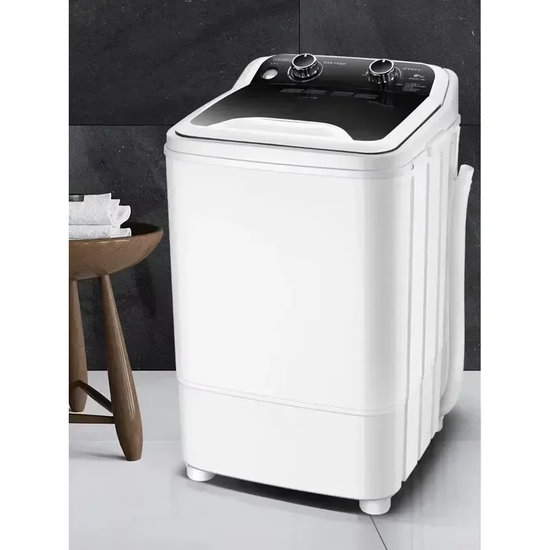 Washing Machine 7KG Single Barrel Semi-automatic Laundry Machine Compact Washing Machines UV Blue Light Clothes Washer