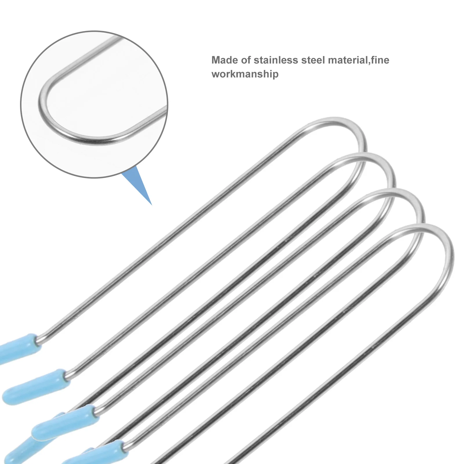 

24pcs Hot Clips Metal Perm Rod Clamps Home Styling Tools For Short Natural Hair Perm Kit Hair Salon Perming Kit