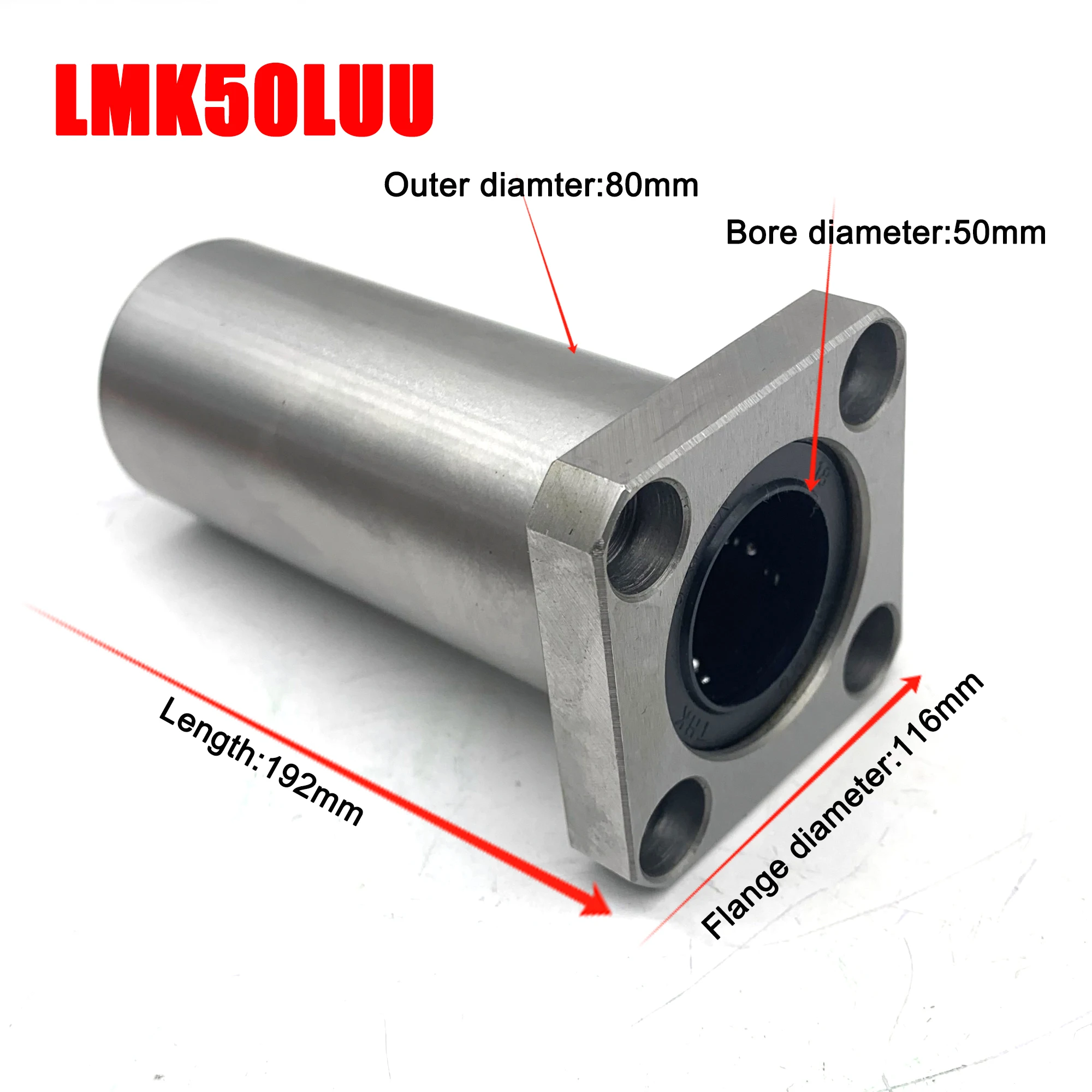 THK Linear bearings LMK50LUU LMK50 LMK50L guide rails for 3D Printer CNC Actuator Spindle Guides for Robot Lathe Shaft