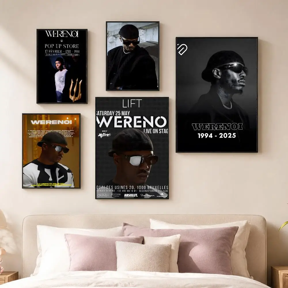 Singer W-Werenoi Album Cover Poster Vintage PP Paper Wall Art Home Decor Print for Bedroom Living Room Aesthetic Gift