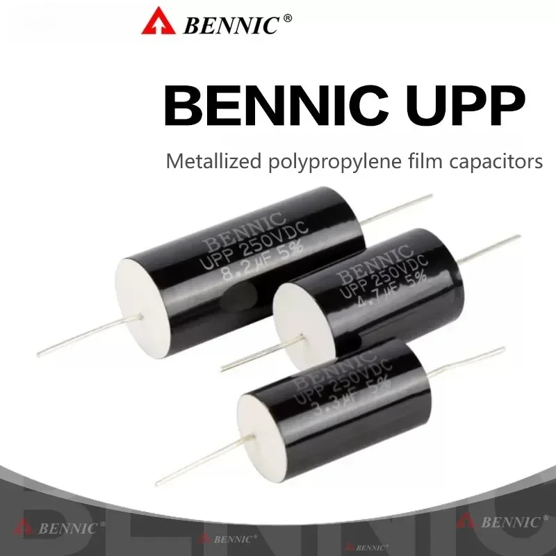 1PCS Bennic UPP (Sterling Silver Wire) Metallized Polypropylene HiFi Crossover Film Capacitor 250V