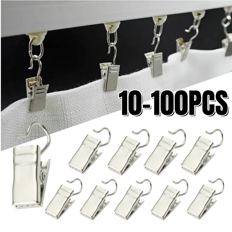 10-100pcs String Light Clips Party Light Awning Curtain For Photo Art Craft Display Decoration Metal Hanger Hooks Hanging Clips