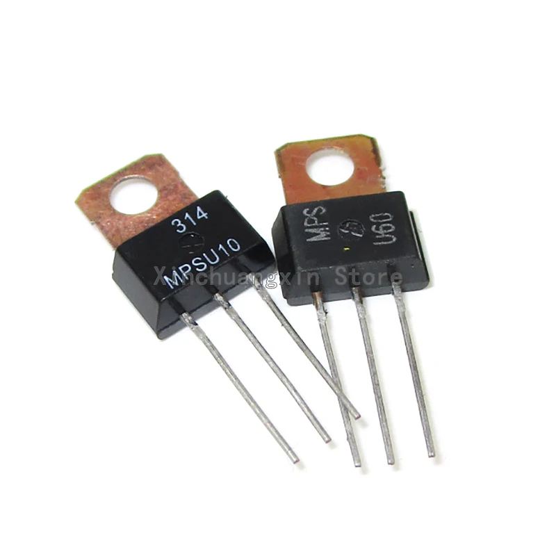 1 paire MPS-U60 MPSU10 MPSU60 MPSU-10 TO-202 300V 0.5A NPN/PNP transistor sortie haute fréquence paire tube