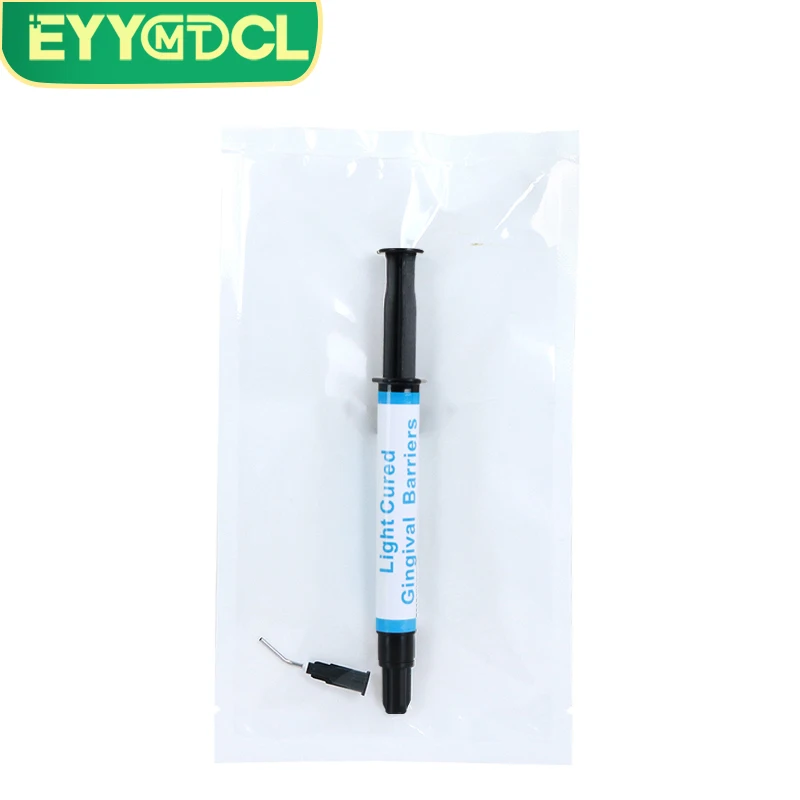  Dental Barrier Resin Flexible Light-curable Resin Materials Composite Resin Dental Material Oral Filling Tools 1pcs  resin