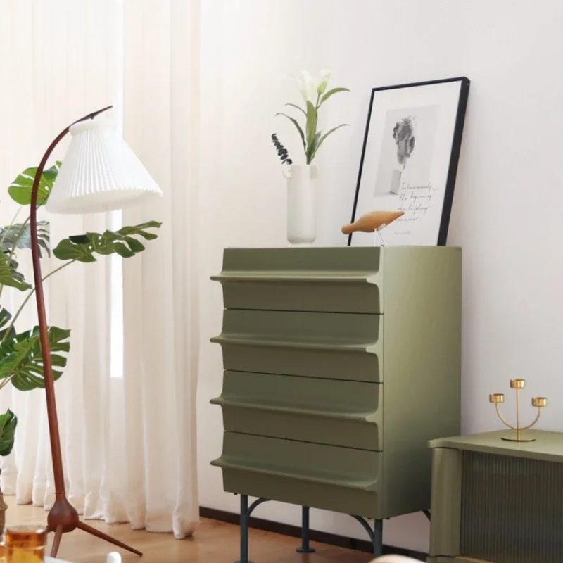 Impression Bucket Cabinet Modern Home Living Room Wall Storage Cabinet Bedroom Green