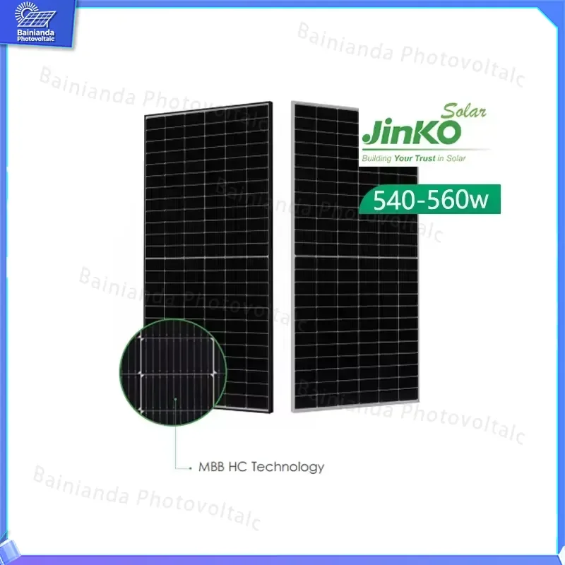 550W 560W 570W Monocrystalline Solar Panel High Efficiency PV Module for Home Rooftop Off Grid System Solar Power Generator