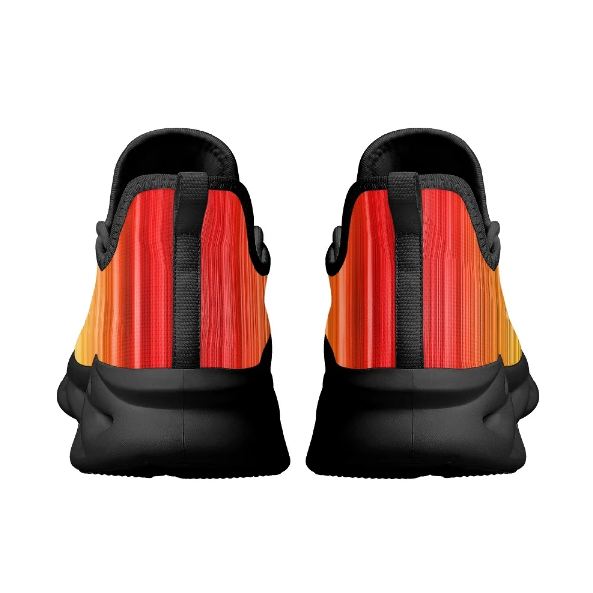 New Spring Summer Ladies Rainbow Gradient Series Sneakers Shock Absorption Wear-Resistant Woman Luxury Design Walking Shoes