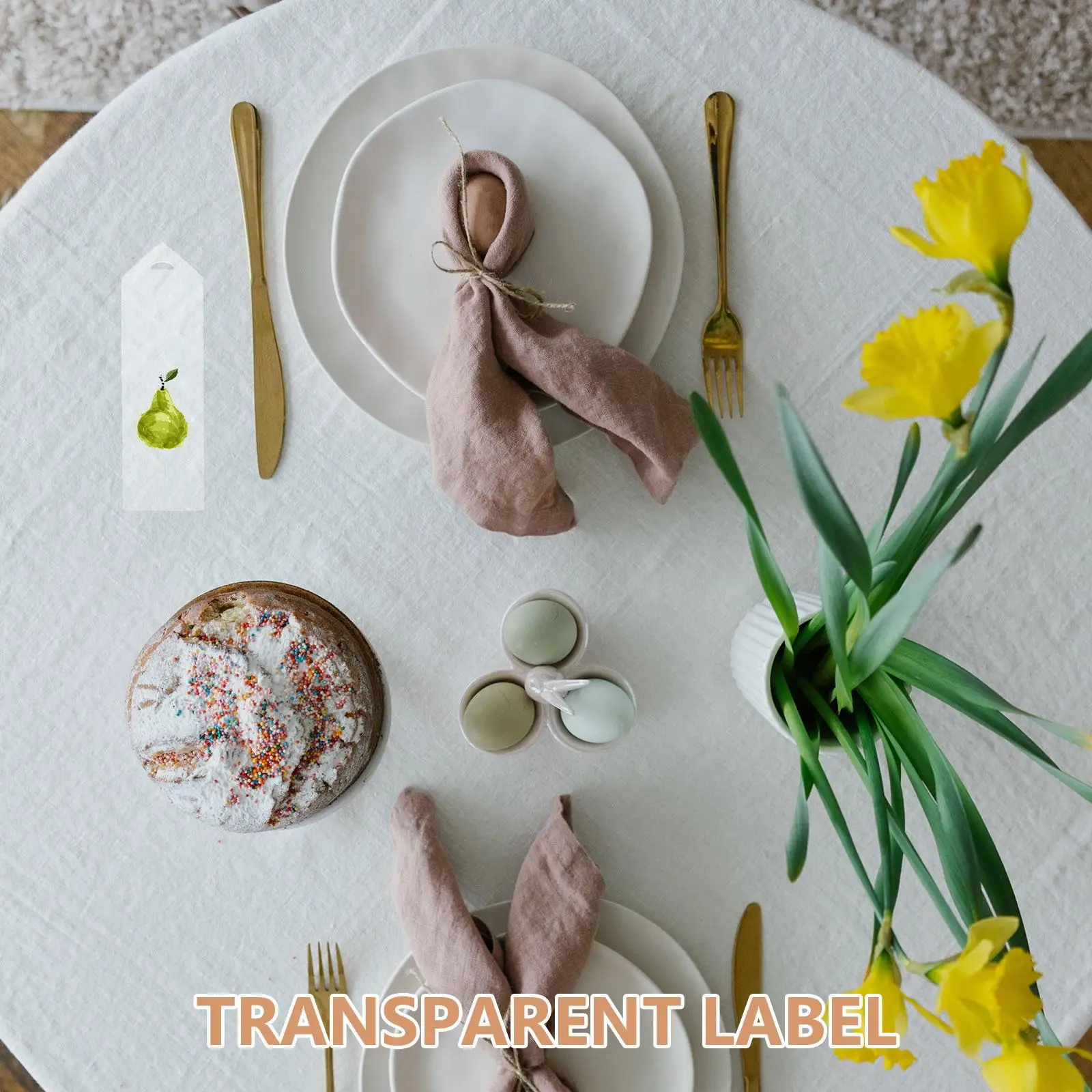 20 Pcs Blank Bookmark Tags Acrylic Wedding Signs Clear Place Cards Table Name DIY Elegant Design Versatile Use High Transparency