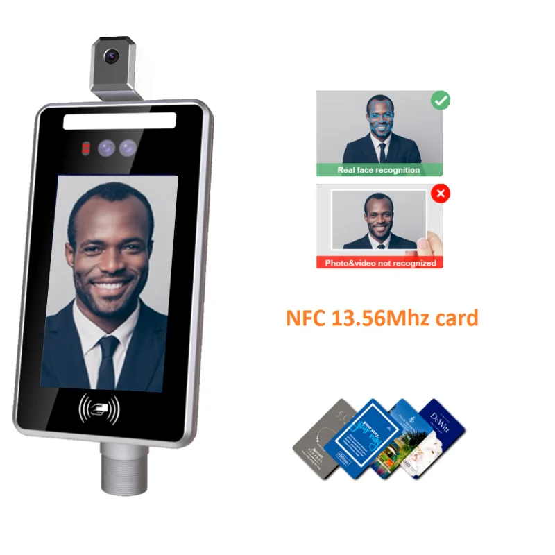 Entrance Barrier Gate Access Control Products Face Recognition Temperature Detection