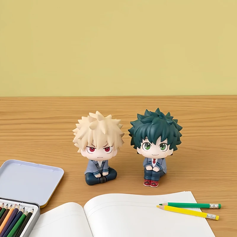 بطلي الأكاديمية أنيمي q-النسخة سلسلة الشكل شوتو Bakugou Boku Izuku Duke Pvc 10 سنتيمتر عمل شخصية الأطفال هدية جمع