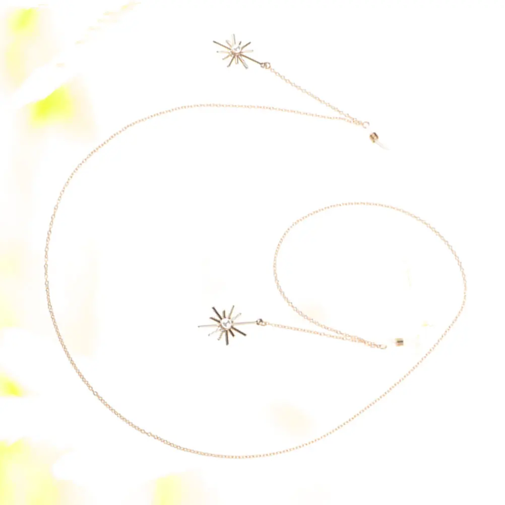 

Metal Eyeglass Chain Durable Non Slip Beautiful Design Cord Glasses Accessories Strap Eyewear Snowflake Elegant Practical