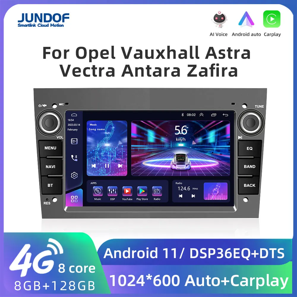 

JUNDOF 7" Car Radio Android For Opel Vauxhall Astra Antara Meriva Vivaro Combo Signum Vectra Corsa 2din Multimedia Video Player