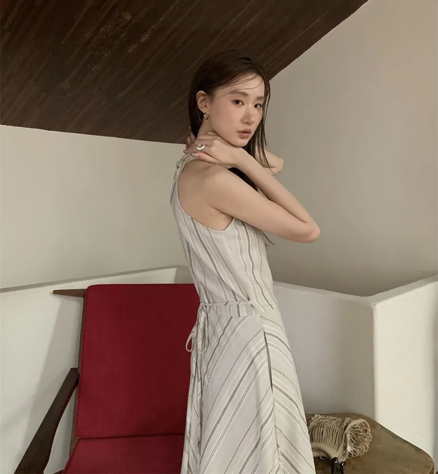 فساتين نسائية فستان ليلي للخريف مشروط مضلع بأزرار وأكمام طويلة الحضرية الحد الأدنى الجرونج العصرية الحديثة للتنقل #3