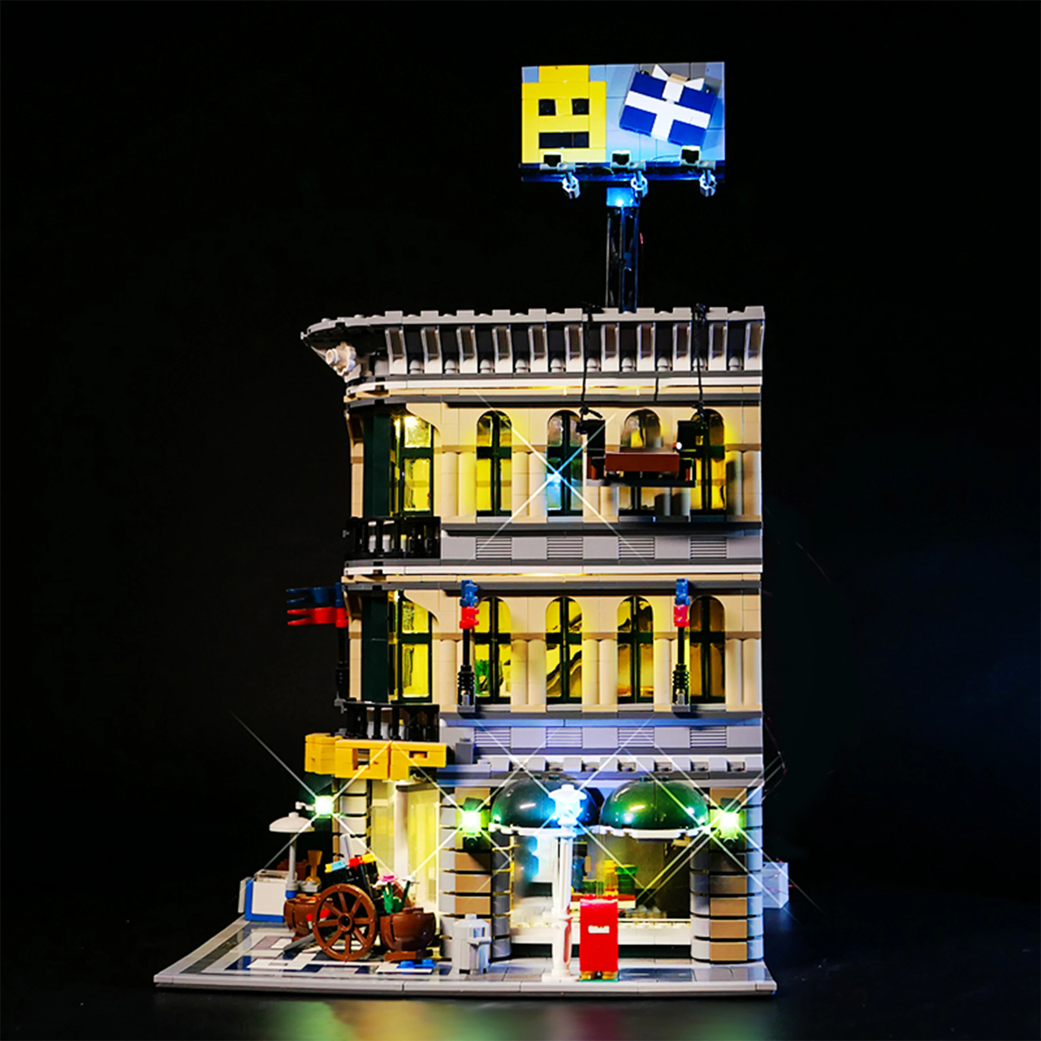 DIY LED Lighting Set for 10211 Modular Street Department Store Building Blocks, Creative Light Accessories for Decoration