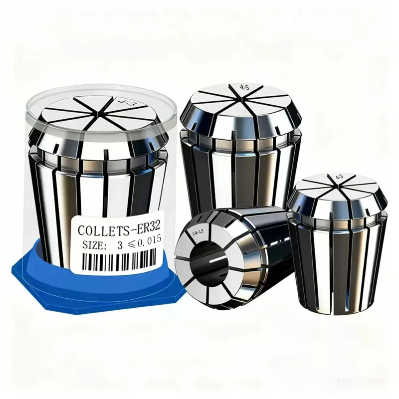 1PC ER11 ER16 ER20 ER25 ER32 Spring Collet Chuck Accuracy: 0.015mm for CNC Engraving Machine Spindle Motor Milling Tool Holder