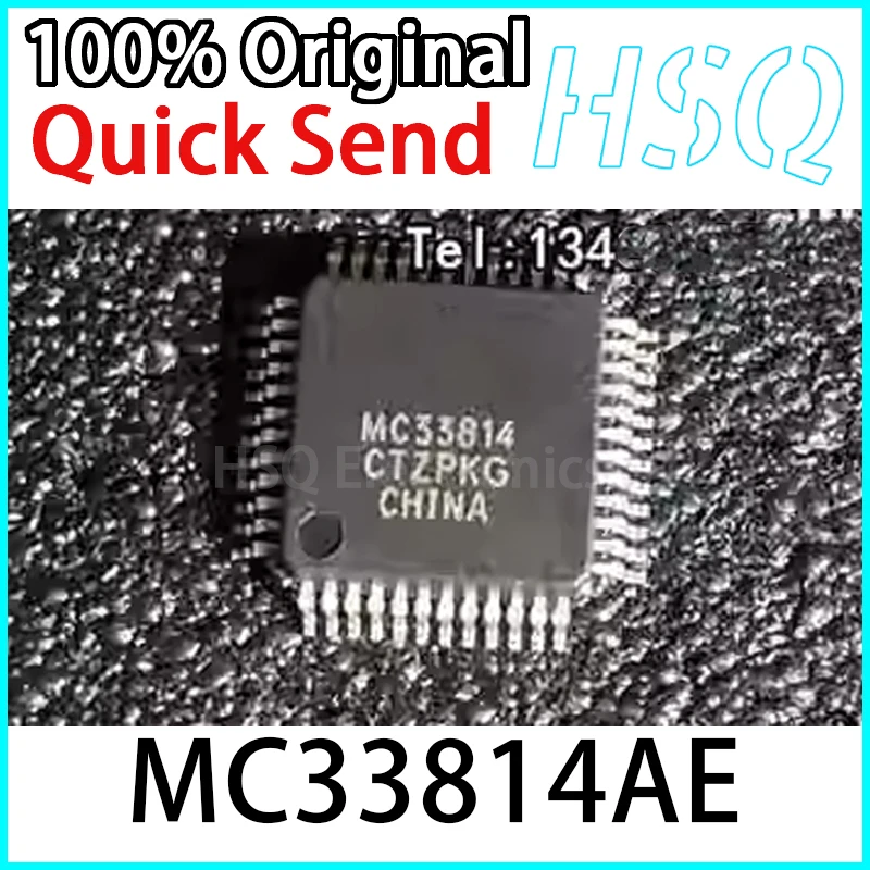 MC33814AE MC33814 Package LQFP-48 Automotive Computer Board Power Management IC Chip in Stock 1PCS