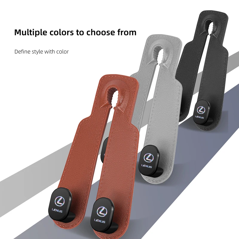 مقعد السيارة مسند الظهر هوك أدوات التخزين اكسسوارات لكزس RX300 IS200 IS250 ES350 Ct200h UX250h NX300h RX350 ES300h RX400h NX #2