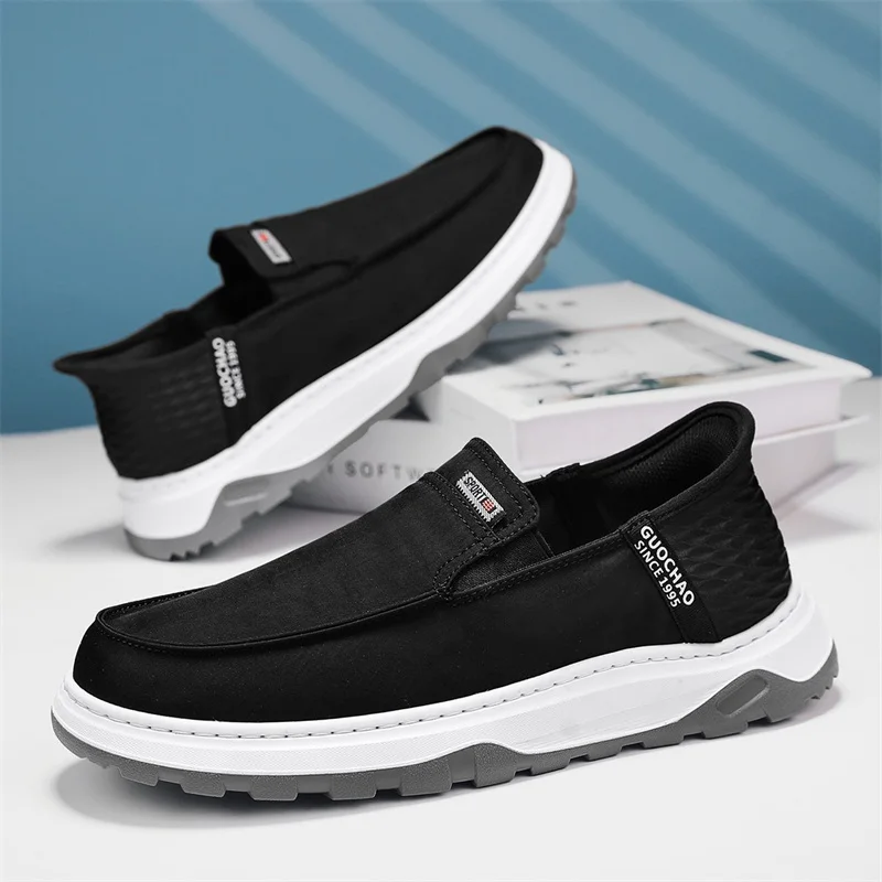 

Men Casual Shoes Breathable Ice Silk Canvas Shoes Loafers Sneakers Outdoor Comfort Slip on Flat Driving Shoes Zapatillas Hombre