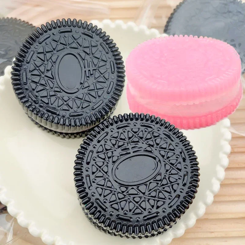 New Handmade Silicone for Big Chocolate Cookies Stress Relief Squishy Toy Mochi Taba Squishy New Fidget Toy Biscuit Pinching Toy