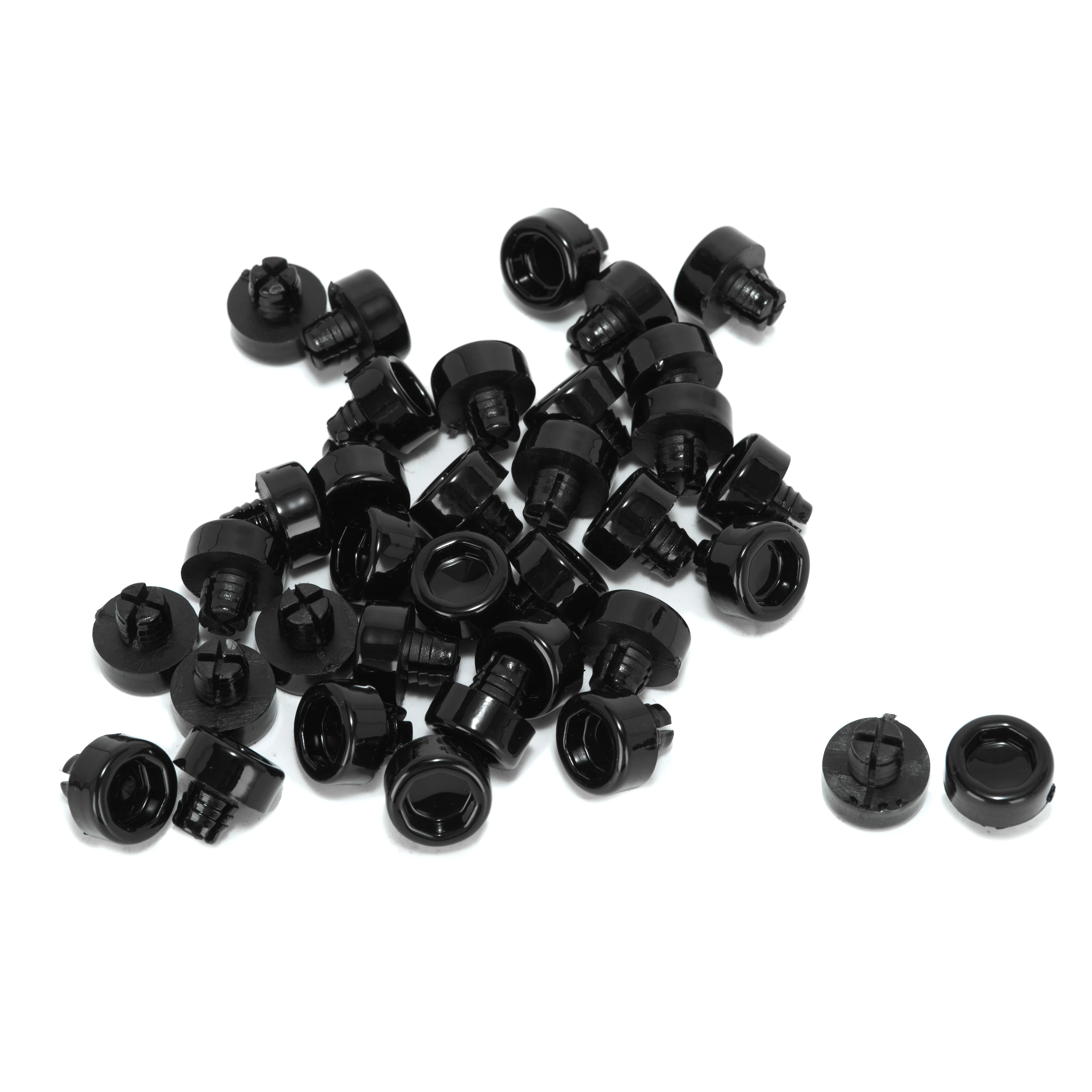 CFPerformance 100 Stück 7,58mm/0,3 Zoll Felgenschrauben Universal für Felgenrand-Dekoration Auto-Styling Tuning Exterieur-Zubehör – Detail 4