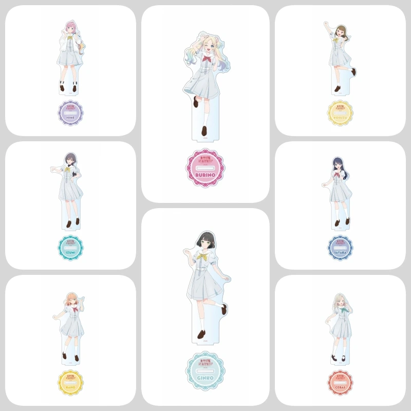 Anime Love Live Hasu no Sora Jogakuin School Idol Club Anime Acrylic Stand Ginko Kaho Sayaka Desktop Figure ornament Toys Gifts