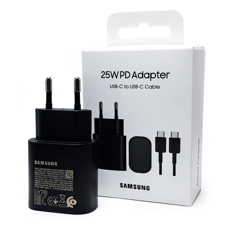 PD 25W Super Fast Charger For Samsung Galaxy A55 A35 A25 A15 A54 A34 A24 A14 S24 Ultra Plus S23 S22 Quick Charging Power Adapter