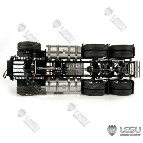 Servo de Motor de chasis de Metal 6*6, Compatible con 1/14 Tamiyaya FH16, camión Tractor, juguetes, modelo TH16804