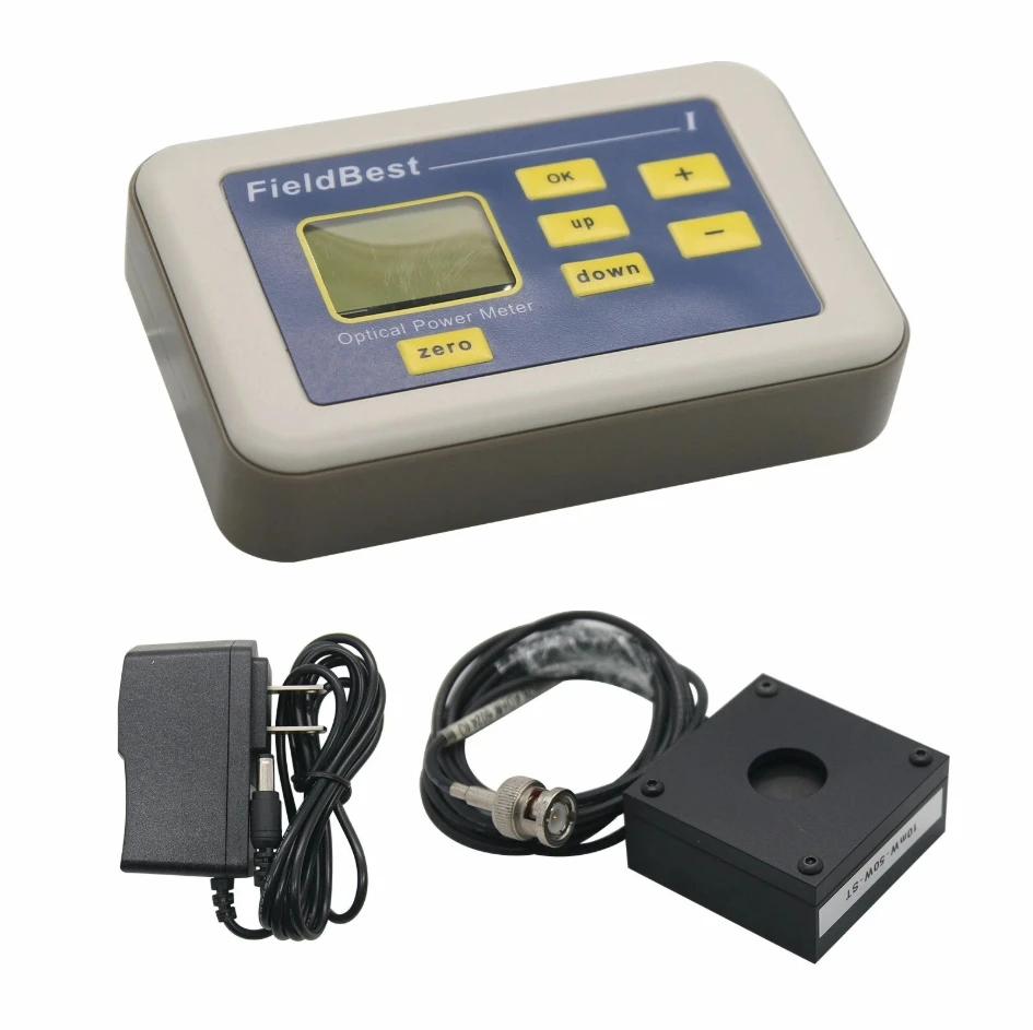 5mW-2W Optical Power Meter  Laser Power Meter Full Wavelength  High Accuracy Resolution 0.1mW