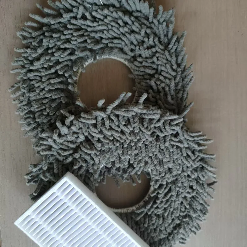 Mop Tray Brush Filter Cloth for Philips Automatic Vacuum Cleaner Sweeping Robot XU6500 XV1466 XV1461