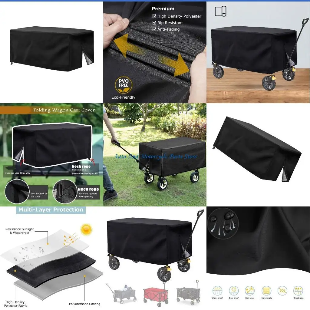 

P9FD Weatherproof Trolley Protective Guard Cover With Tear Resistant 210D Polyester Dustproof Feature Compact Carrying Design