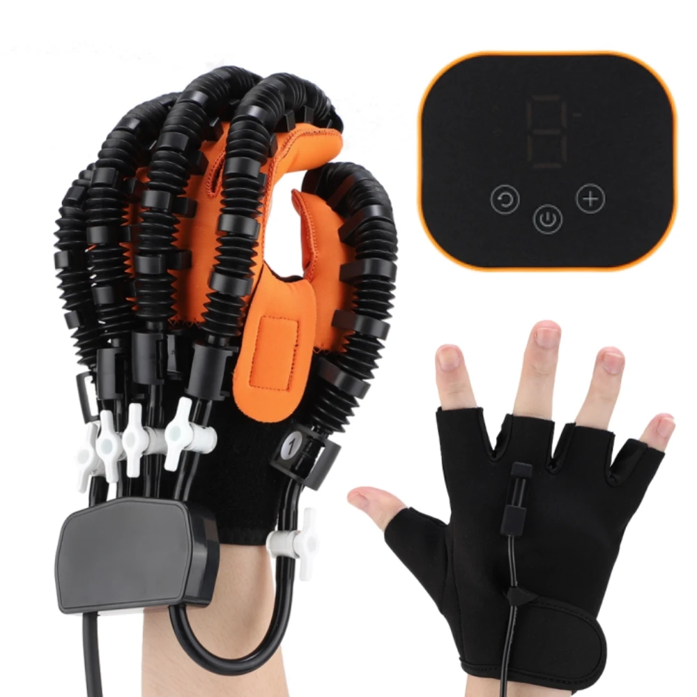 Hand Exercise Equipment for Stroke Patients Hemiplegia Cerebral Infarction Left&Right Finger Rehabilitation Trainer Robot Gloves