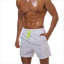 Men's Swimming Trunks: Loose-Fit, Quick-Drying, Anti-Embarrassment, Plus-Size, Square-Cut Design