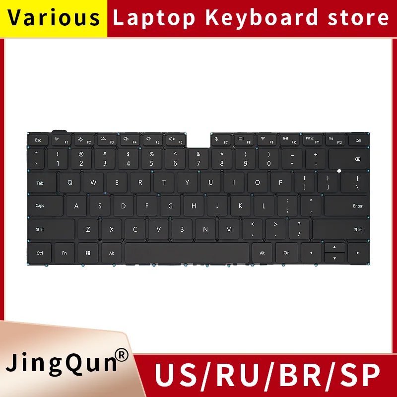 Clavier d'ordinateur portable russe/états-unis/français pour Huawei MateBook D14 D15 Boh-WAQ9R Boh-WAQ9L BohL-WFP9 Bob-WAE9P Magicbook 15 rétro-éclairé