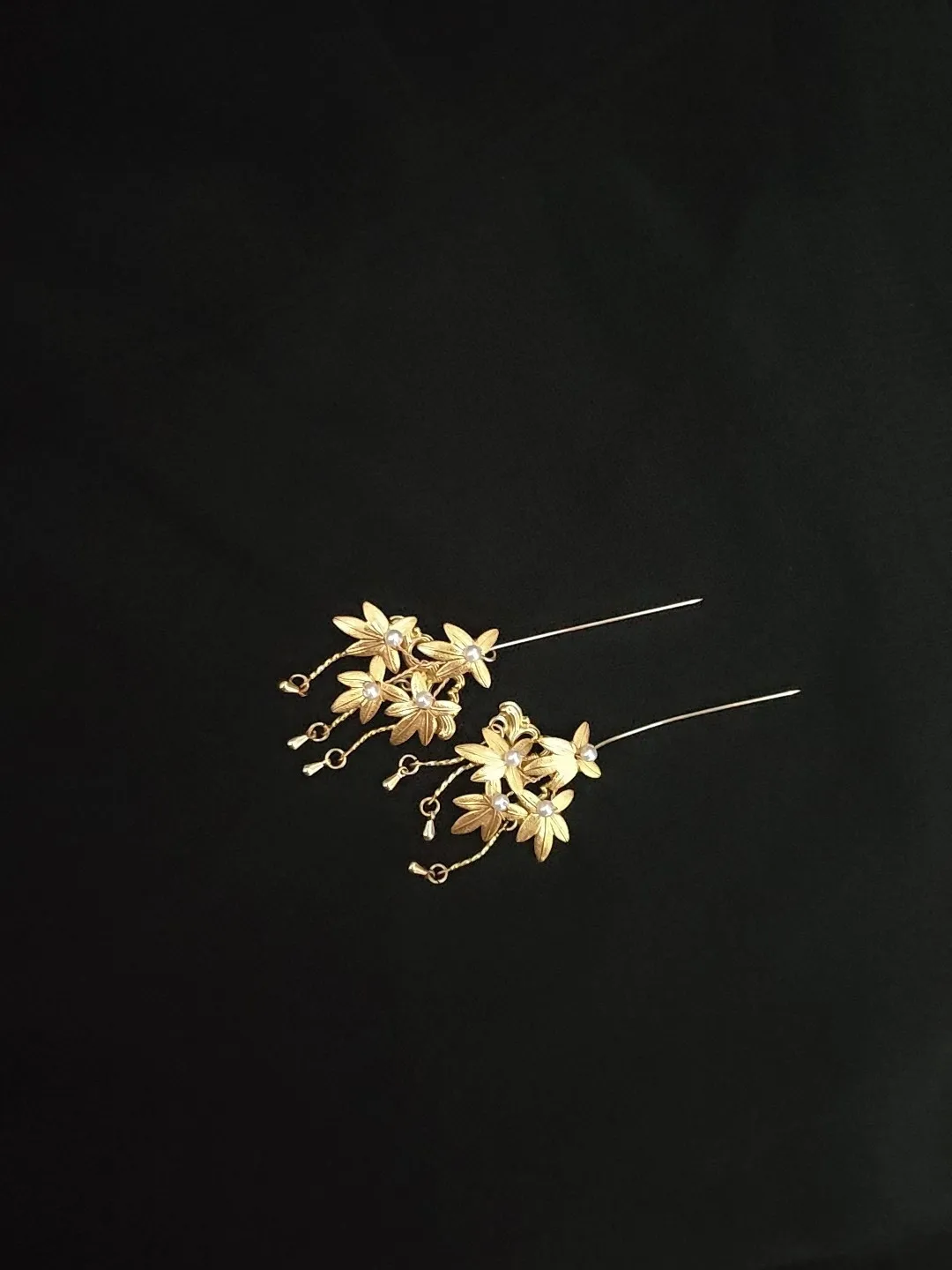 1/3 BJD Doll Headdress, Simple Gold And Silver Hair Ornament 1 Pair