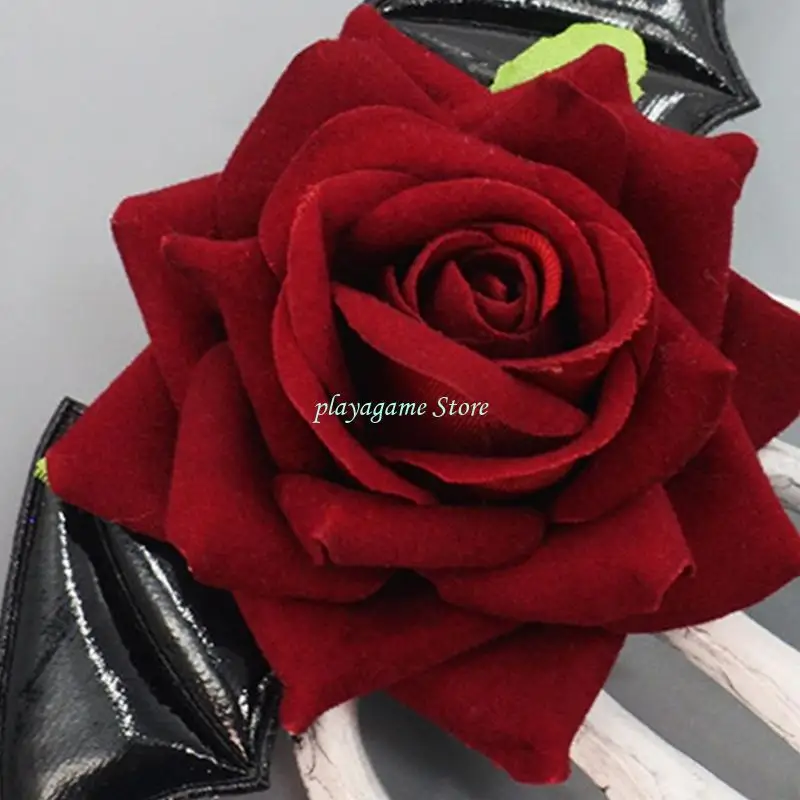 y88a 1pc هيكل عظمي يدوي الشعر مقطع بلاستيكي أنيق لحفلات الأطراف وتصميم أزياء الشباب