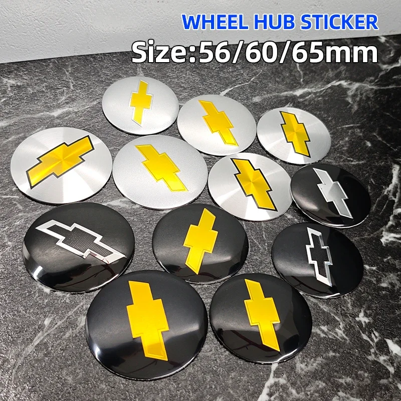 56mm 60mm 65mm centro da roda do carro emblema hub tampas adesivos para chevrolet silverado impala malibu cruze camaro blazer aveo faísca