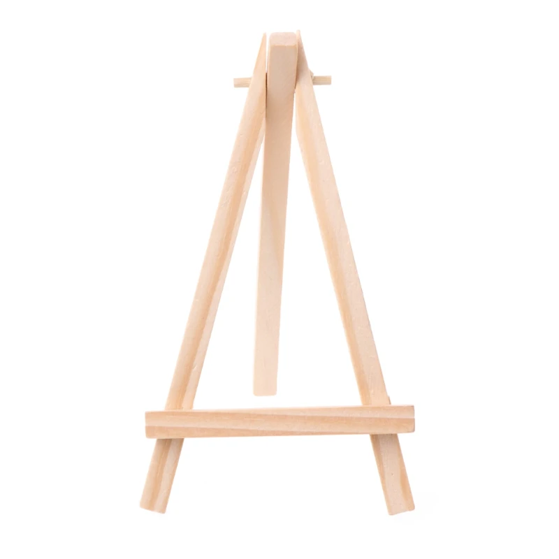 Mini Wooden Tripod Easel Display Painting Stand Card Canvas Holder Wedding Party