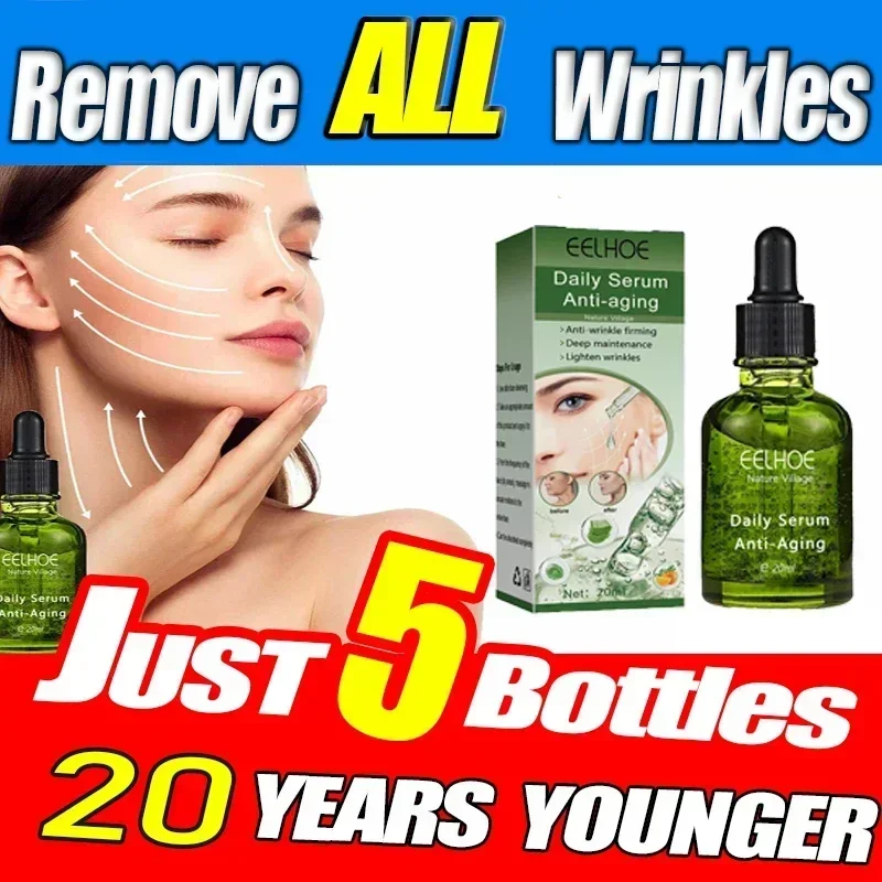 Anti-wrinkle Hyaluronic Acid Serum Lifts and Firms Facial Skin Diminishes Fine Lines Moisturizing Nourishing Anti-Aging Essence