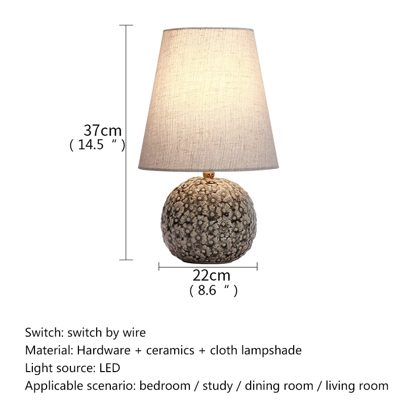 Современная настольная лампа SOFITY, необычный керамический диммер, для дома, гостиной, спальни, прикроватный Декор