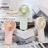 TML281-Lightweight Battery - Powered Handheld Fan - Assorted Colors, Ideal for Shopping and Outings