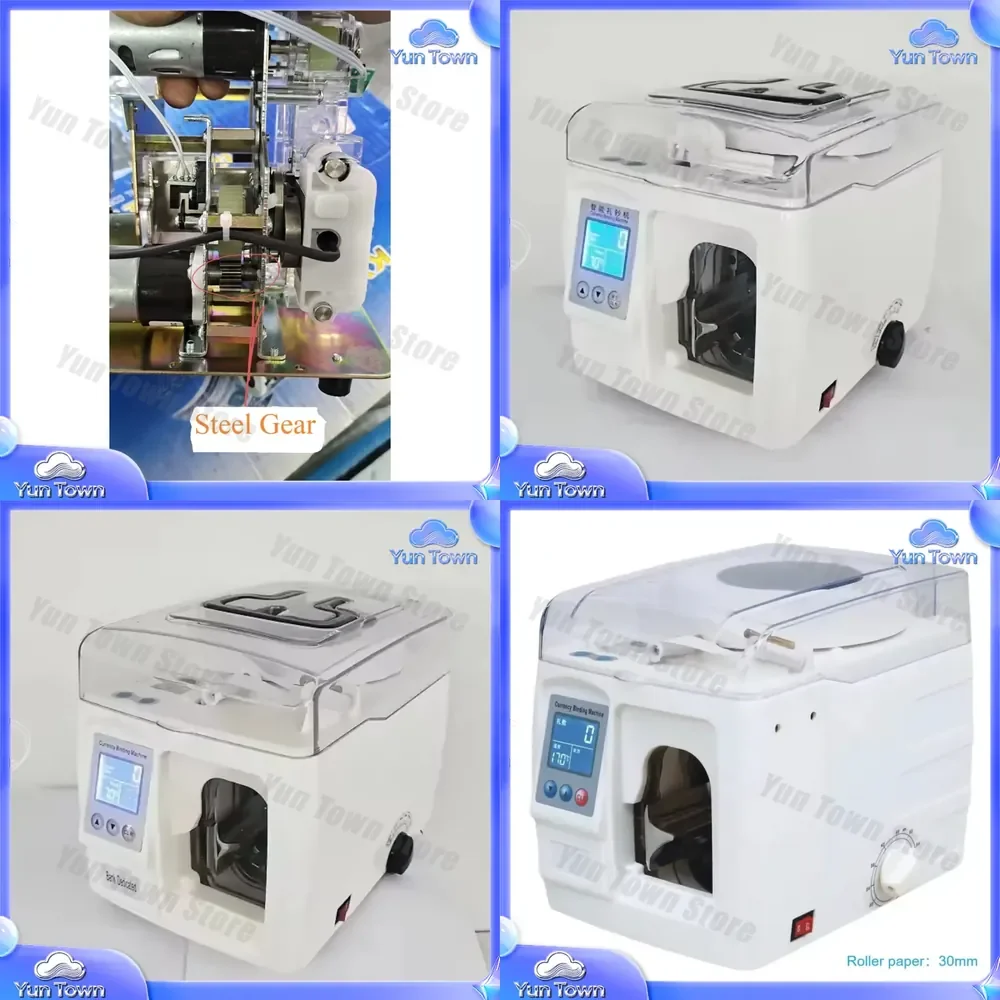 D306 30mm Paper High Quality Banknote Money Binding Machine Binder for Note Counting and Cash Handling Equipment