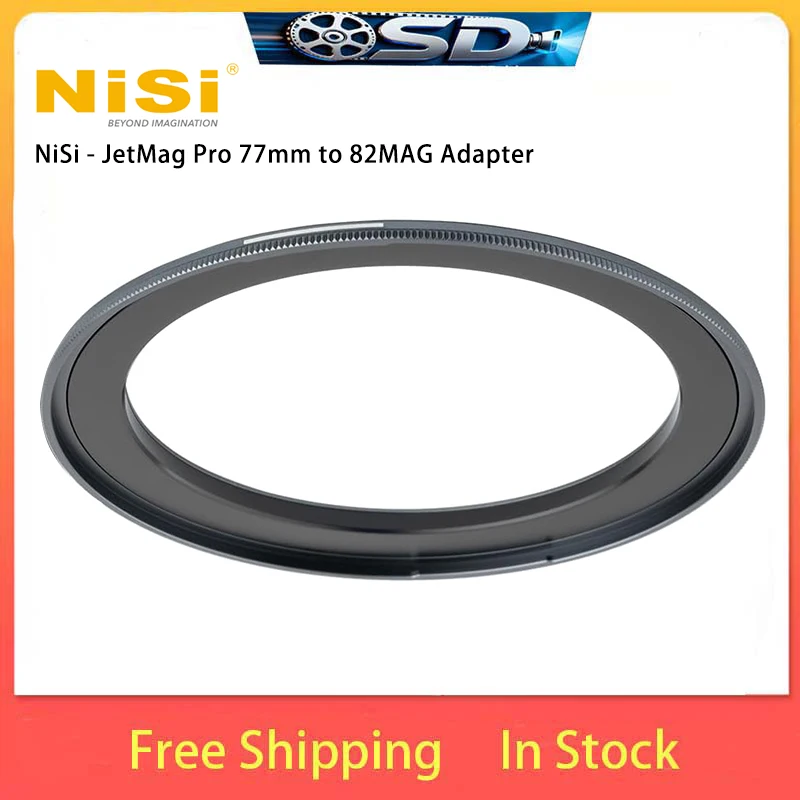 77-82MAG NiSi JetMag Pro Magnetic Filter Adapter Ultra Slim Durable Aluminum Frame Twist-Lock Secure Lens Ring